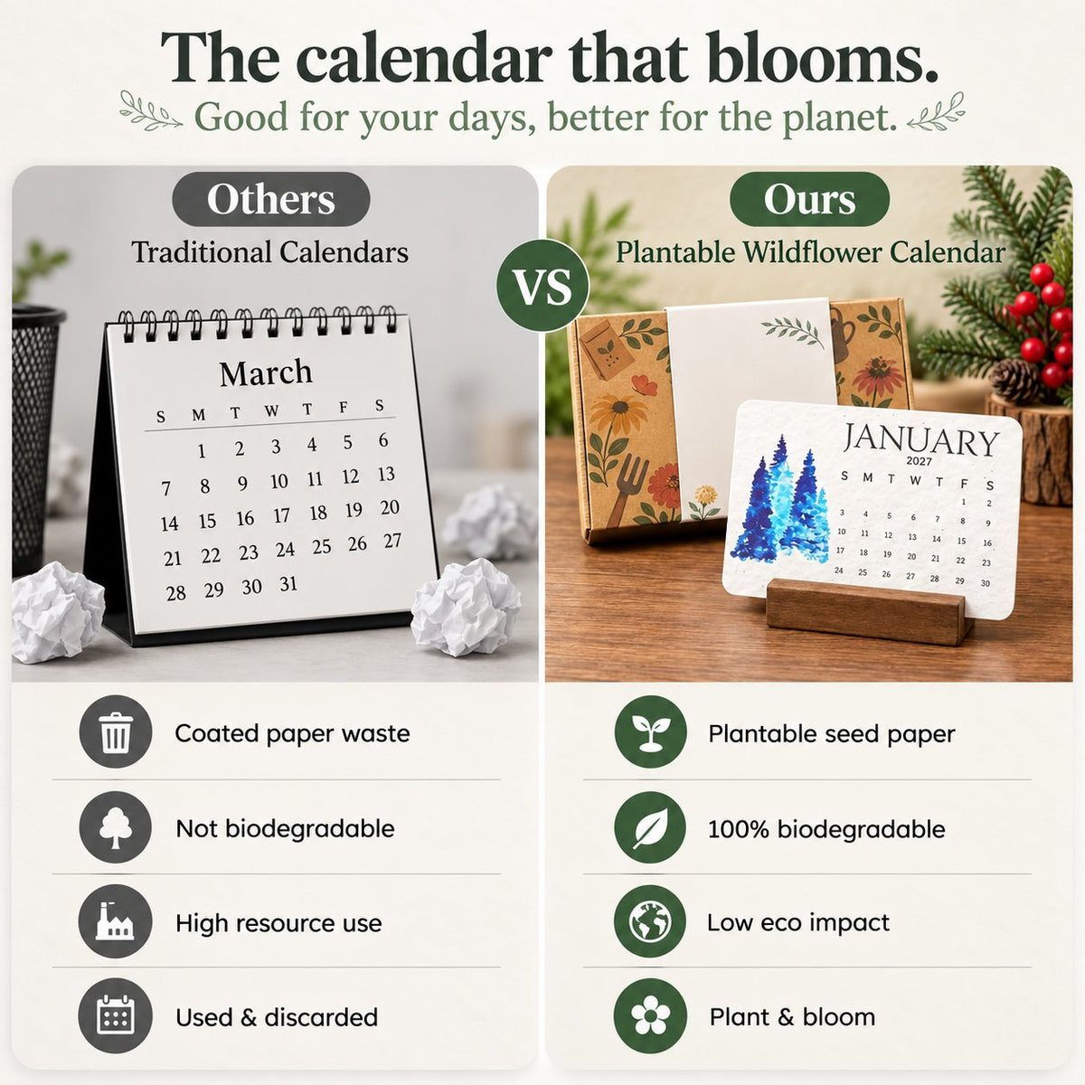 Timeless Seed Calendar 2027