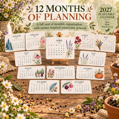 Timeless Seed Calendar 2027