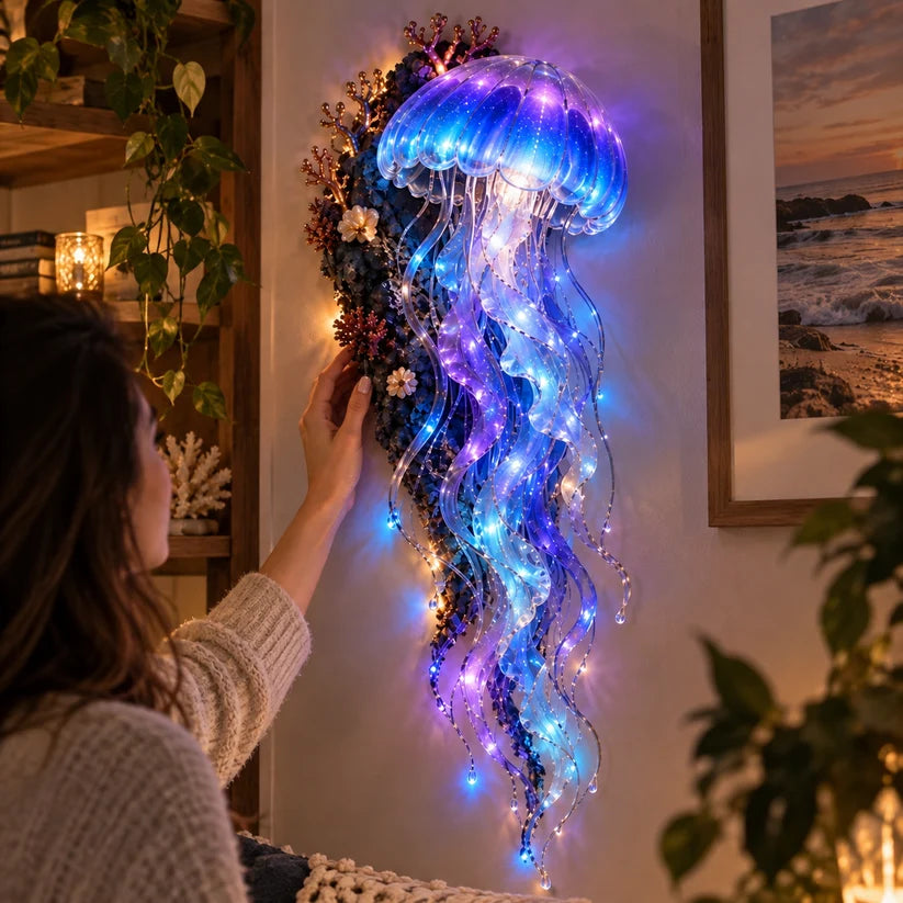 🌊✨ Enchanted Ocean Legends™ Lighted Wall Décor Collection 🐋🧜‍♀️