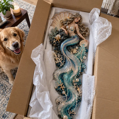 🌊✨ Enchanted Ocean Legends™ Lighted Wall Décor Collection 🐋🧜‍♀️